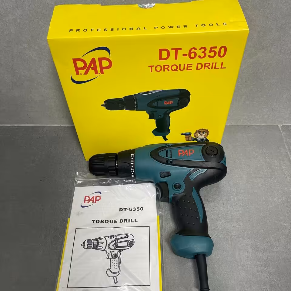 دریل پیچ گوشتی برقی پی ای پی PAP مدل DT-6350 (با 12 ماه گارانتی)