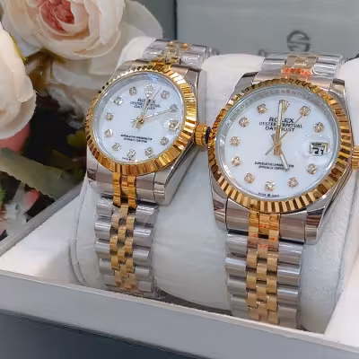 ساعت ست مردانه و زنانه رولکس درجه یک موتور ژاپنی