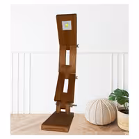 چراغ مطالعه چوبی با قابلیت تنظیم پایه و لامپ هالوژن کم مصرف