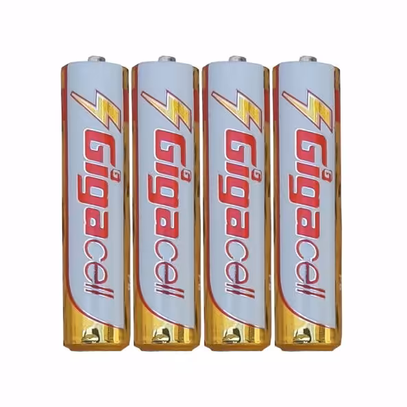 باتری نیم قلمی و قلمی گیگاسل بسته 4 عددی