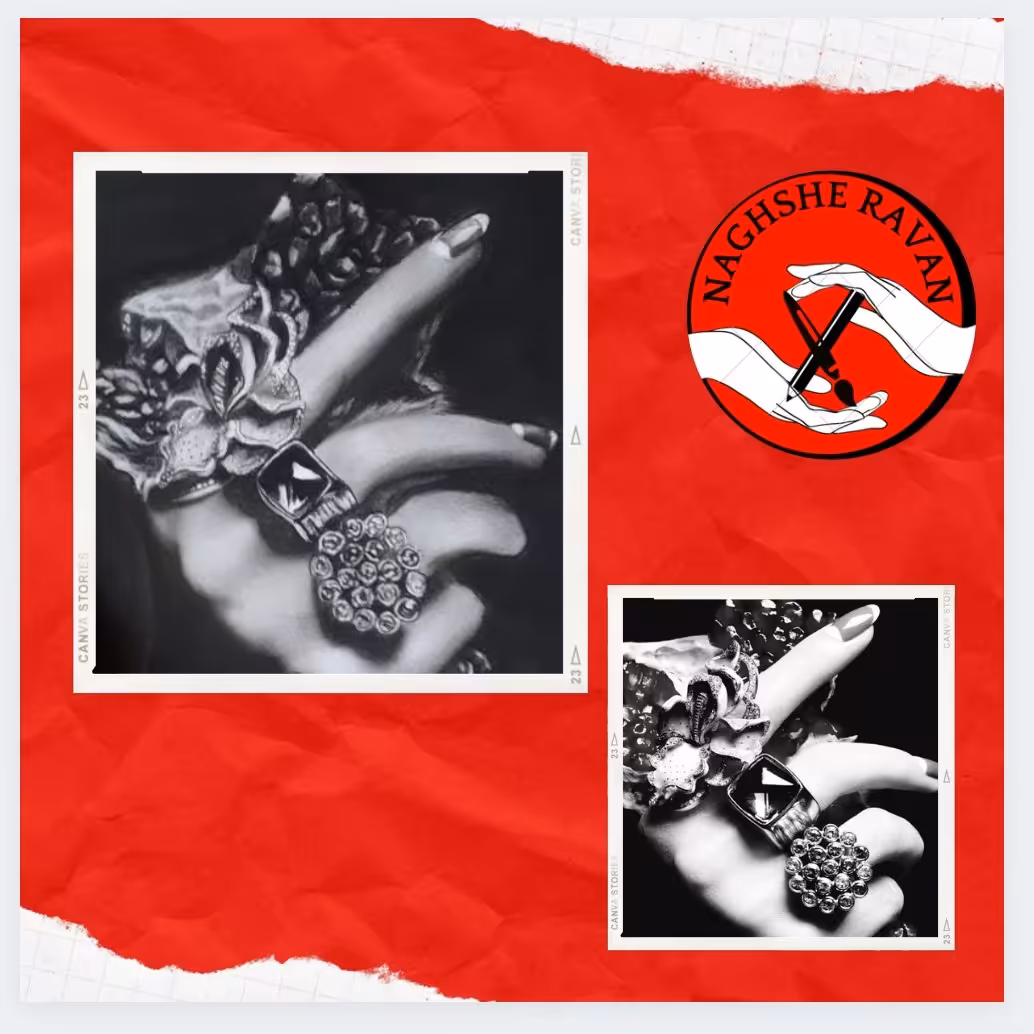 ثبت سفارش طراحی سیاه قلم در ابعاد مختلف