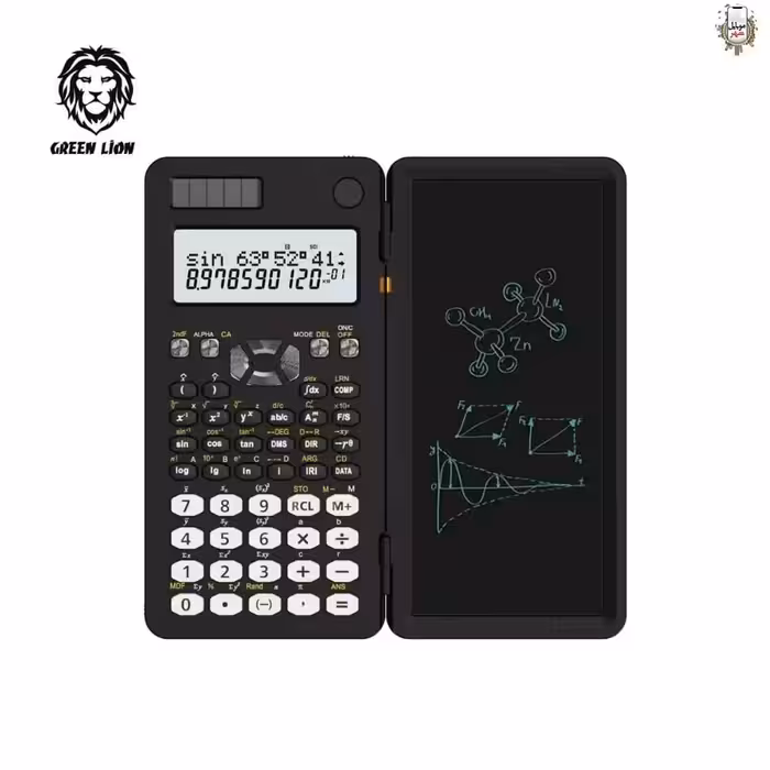 ماشین حساب علمی و پد نوشتن گرین Green scientific calculator and writing pad