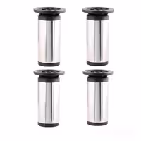 پایه استیل درجه 1 کابینت 14 سانتی بسته 4 عددی