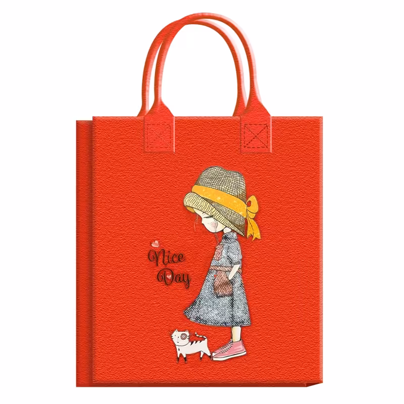 ساک دستی مدل فانتزی طرح دختر