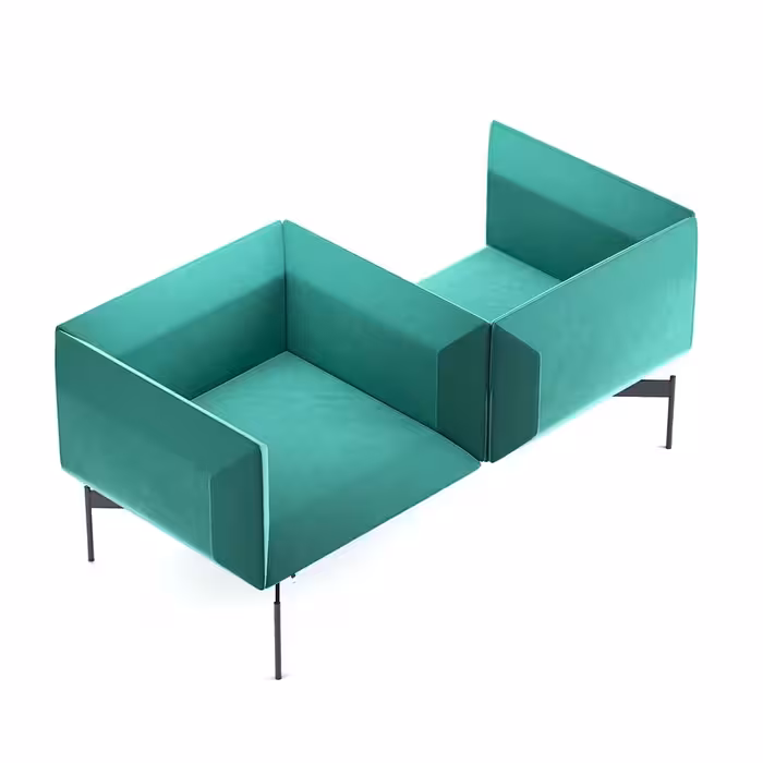 مبل دو نفره دوطرفه مدل puzzle هلگر