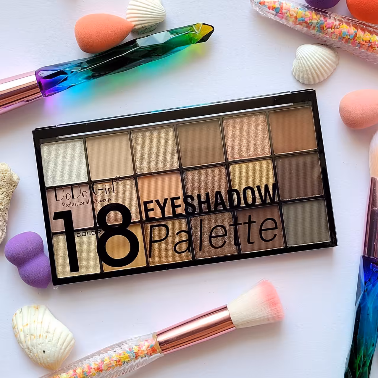 سایه 18 رنگ دودوگرل ( محصولات آرایشی مراقبتی یاقوت )