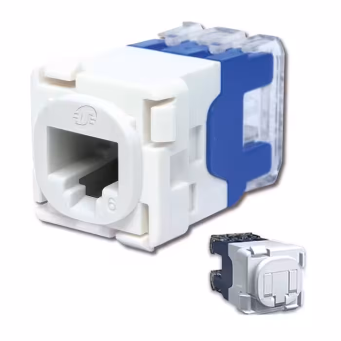 کیستون شبکه اشنایدر اکتاسی Cat6 UTP شاتر دار | شبکه ارغوان 021-41902