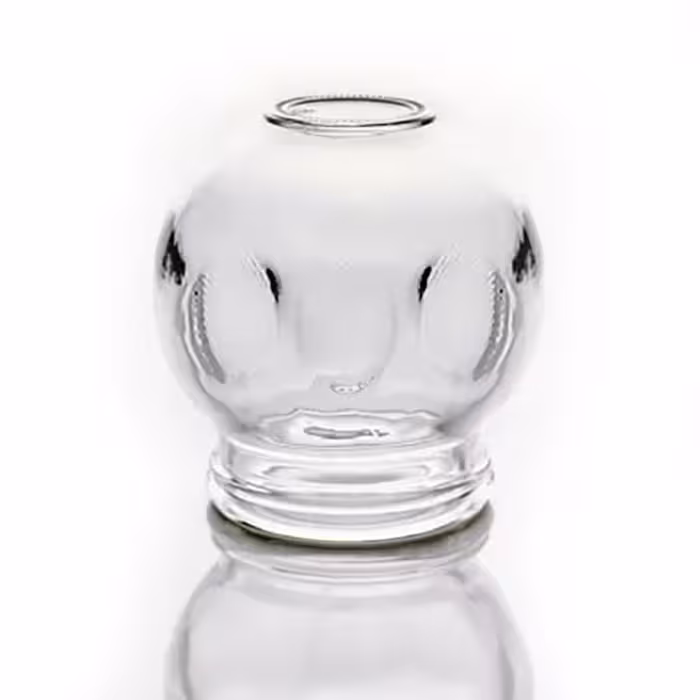 لیوان بادکش گرم کاپ شیشه ای بادکش گرم سایز 4