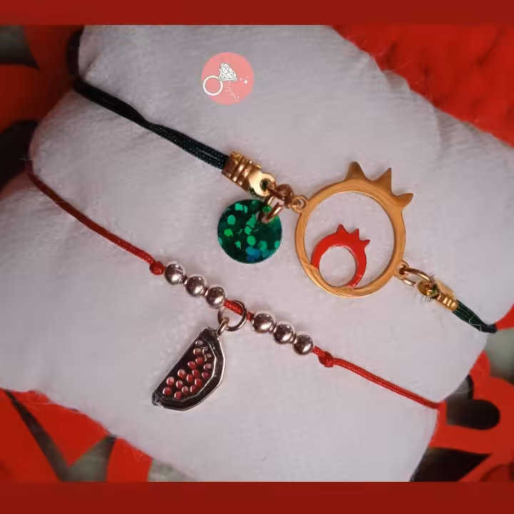 دستبند دوتایی یلدایی