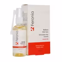 محلول ضد ریزش و مکمل رویش مو فرونیا 75 میلی لیتر Feronia Prevents Hair Loss Peptide Lotion 75 ml