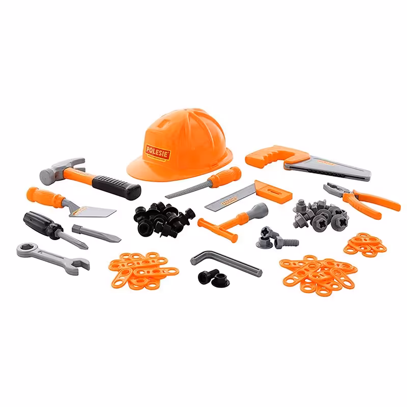 ست ابزار 74 تکه با کلاه نارنجی مدل 53718