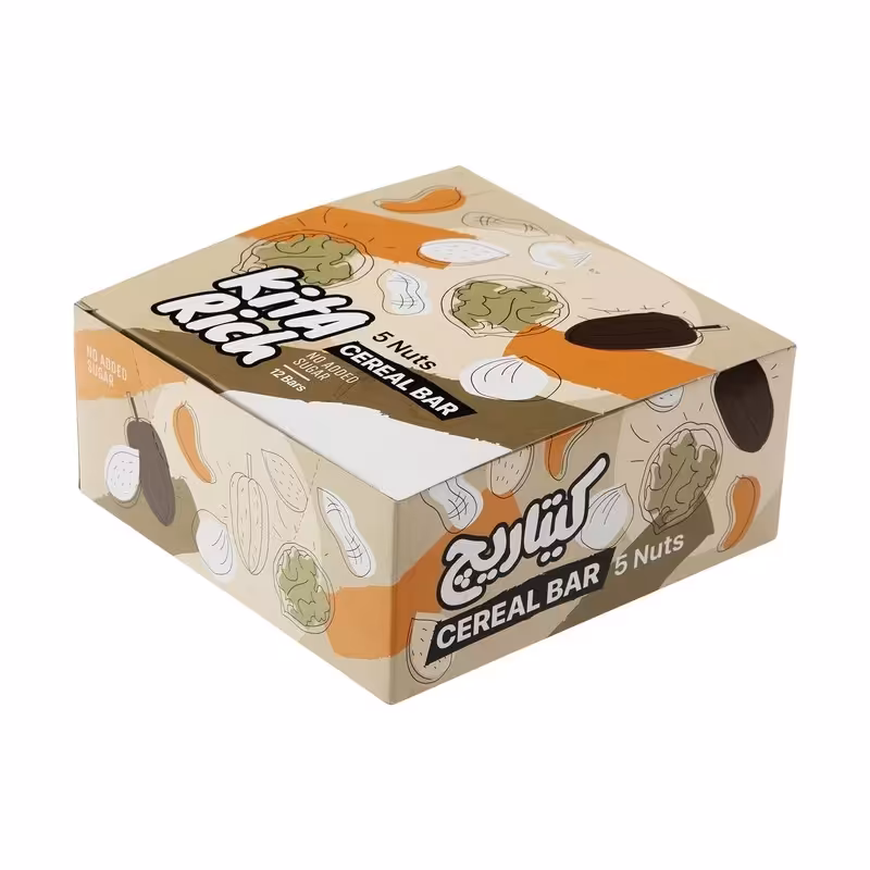 سریال بار 5 مغز کیتاریچ - 40 گرم بسته 12 عددی

