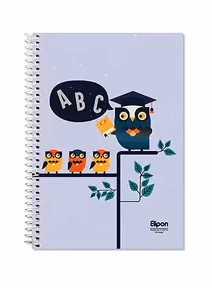 دفتر زبان 60 برگ 2 خط الیپون - چی بخونم