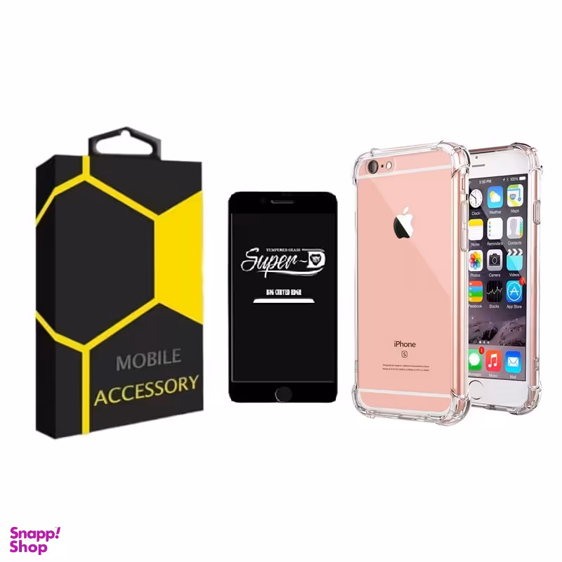 کاور گوشی موبایل مدل کپسولی مناسب اپل Iphone 6 / 6s Plus به همراه محافظ صفحه نمایش