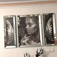 تابلو های آینه ای با بال