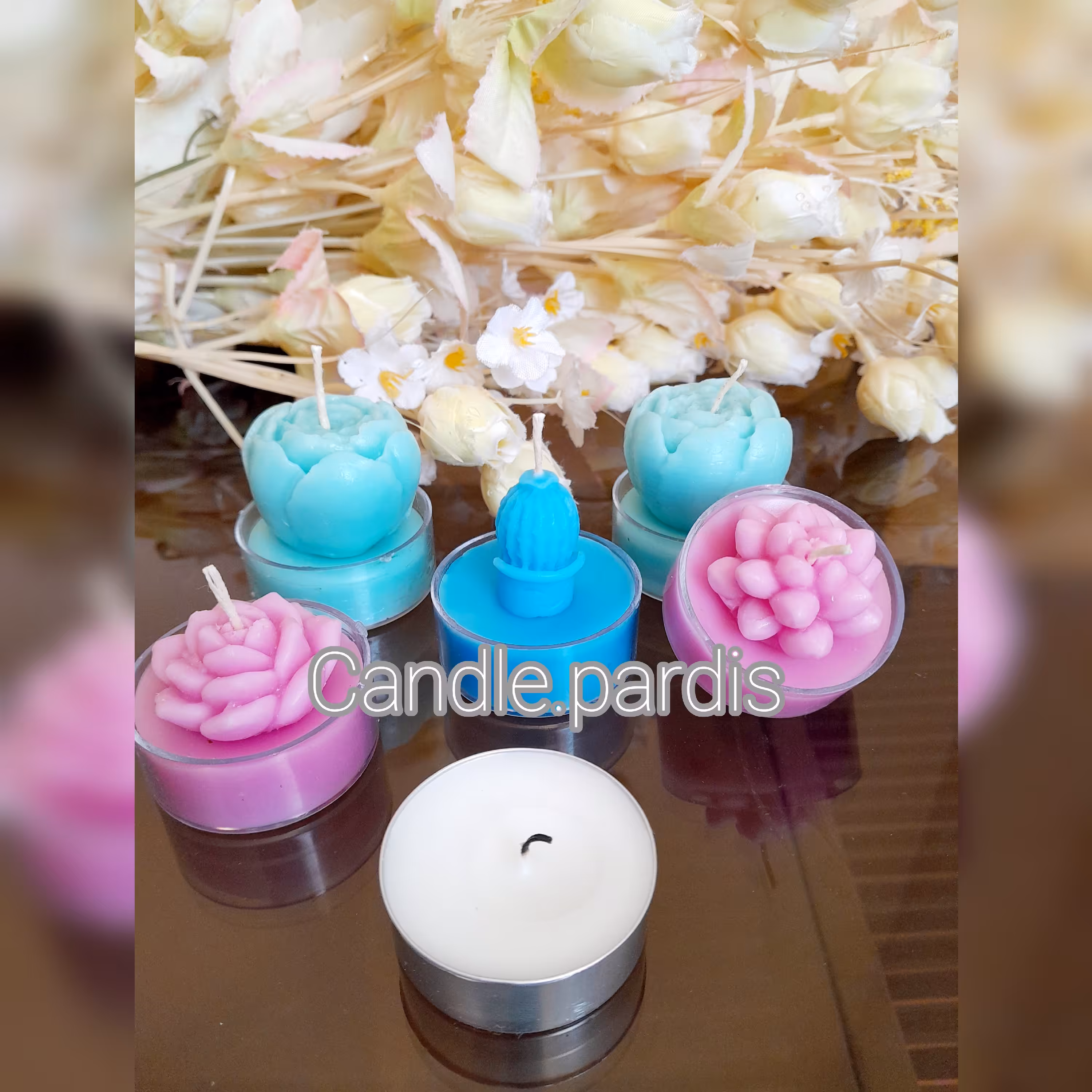 شمع تزیینی وارمری گل خور