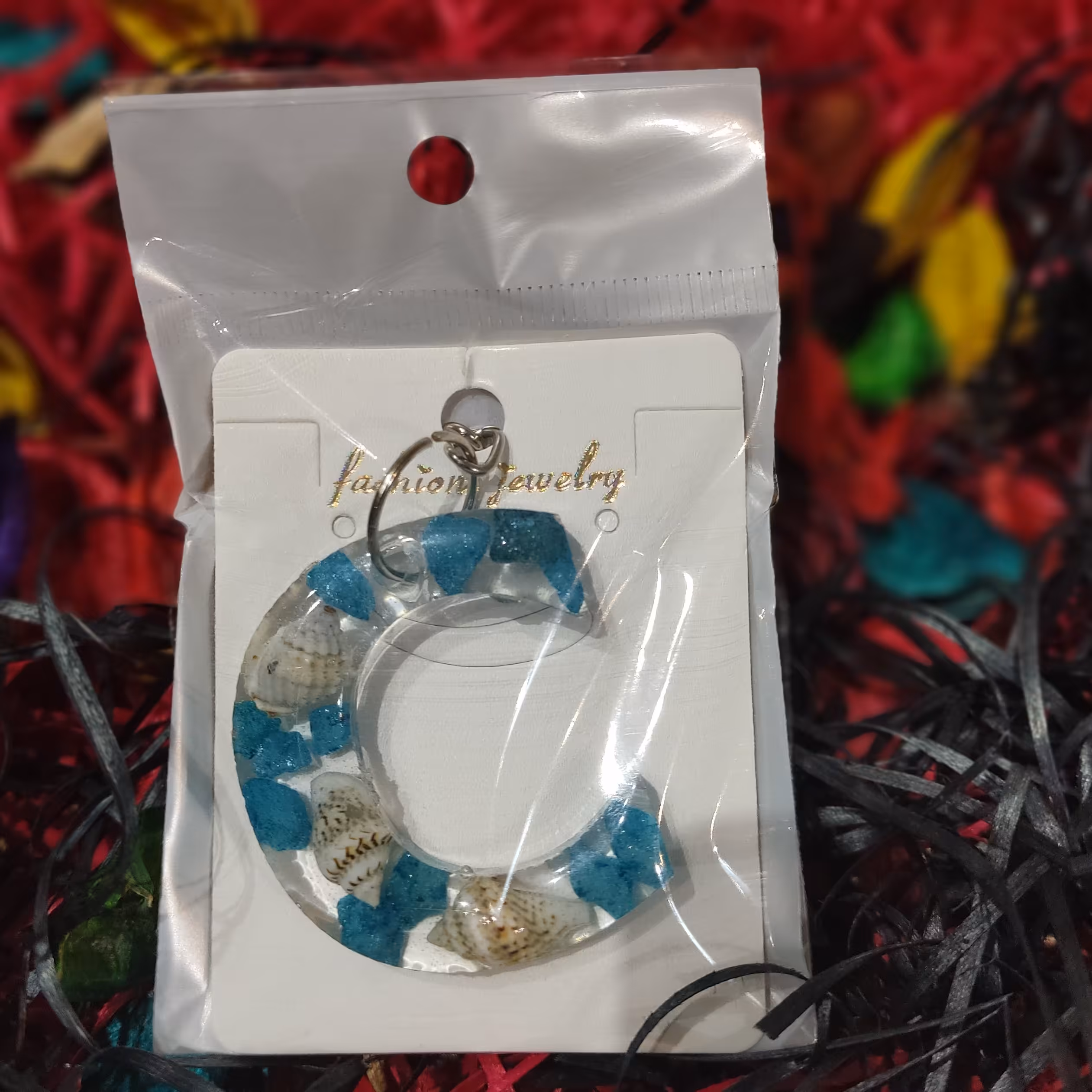 دسته کلید رزینی  صدفی