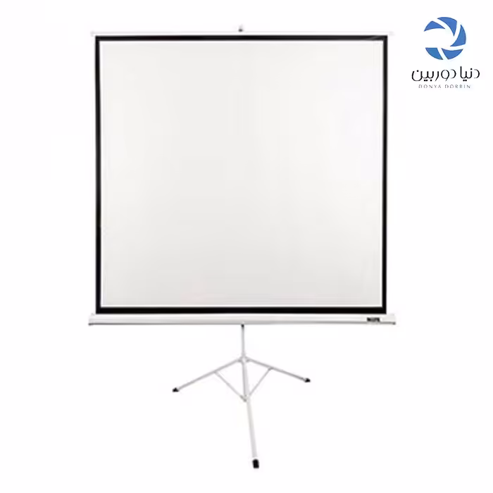 پرده نمایش پایه دار پروژکتور اسکوپ 2.5×2.5