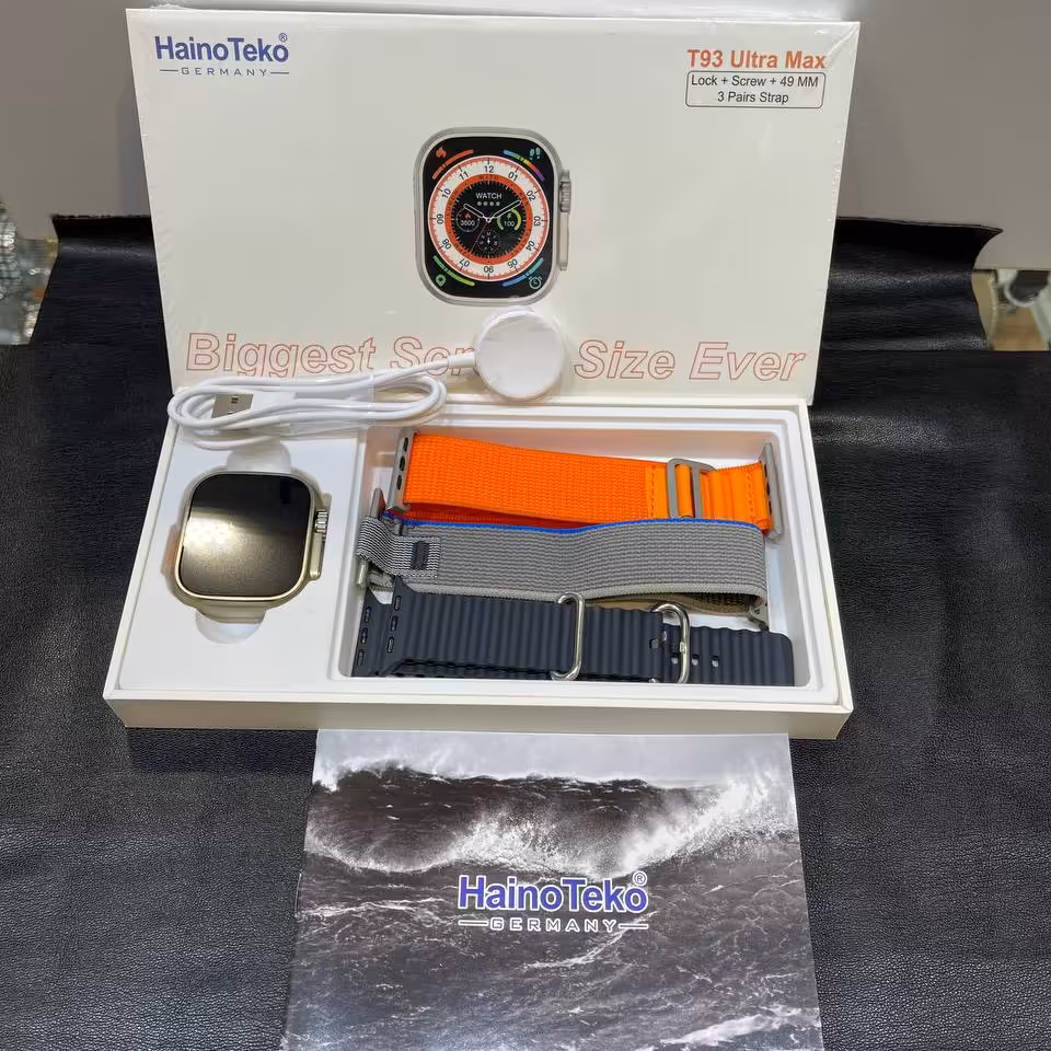 ساعت هوشمند برند هاینوتکو اورجینال مدل T93. با گارانتی و خدمات. HainoTeko T93 Ultra MAX 