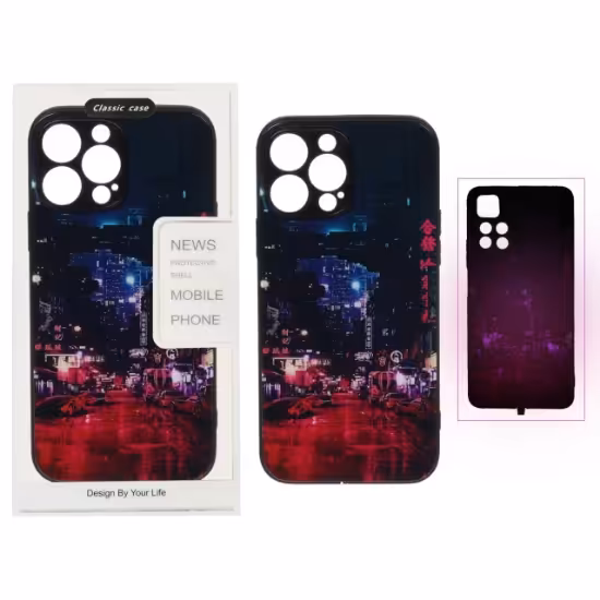 قاب گوشی LED دار باسنسور رقص نور برای Iphone 14 Pro Max طرح 26