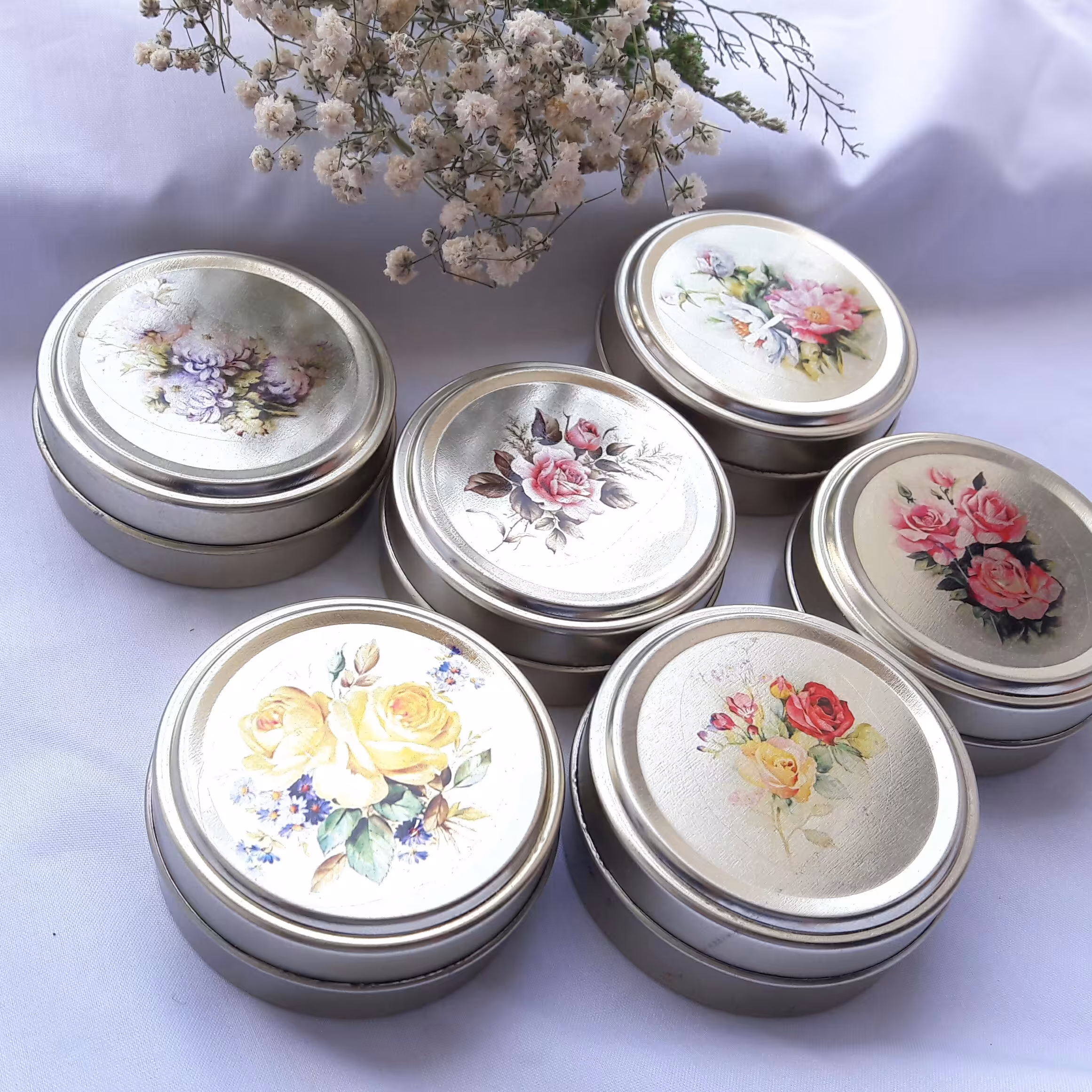 شمع قوطی عطری