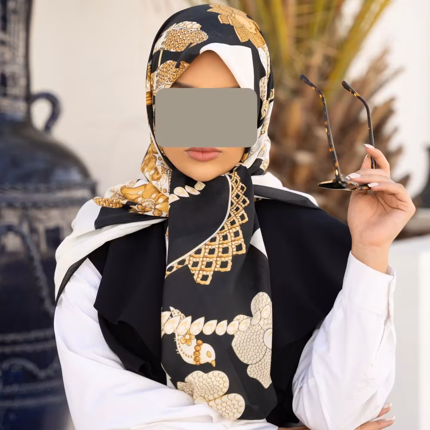 روسری نخی وال ترک ویژه محرم