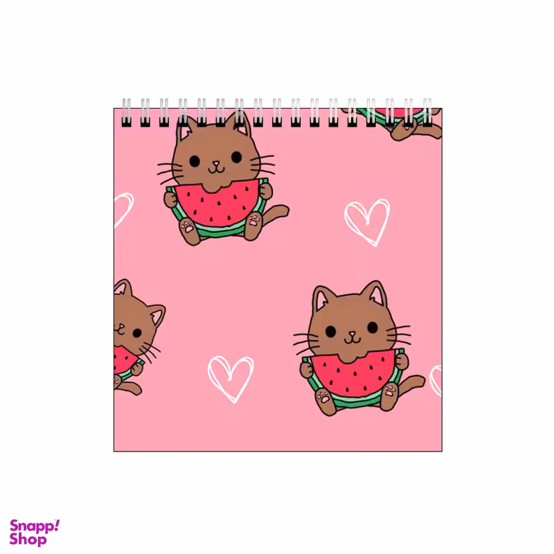 دفتر طراحی طرح گربه هندوانه خور کد 4608485