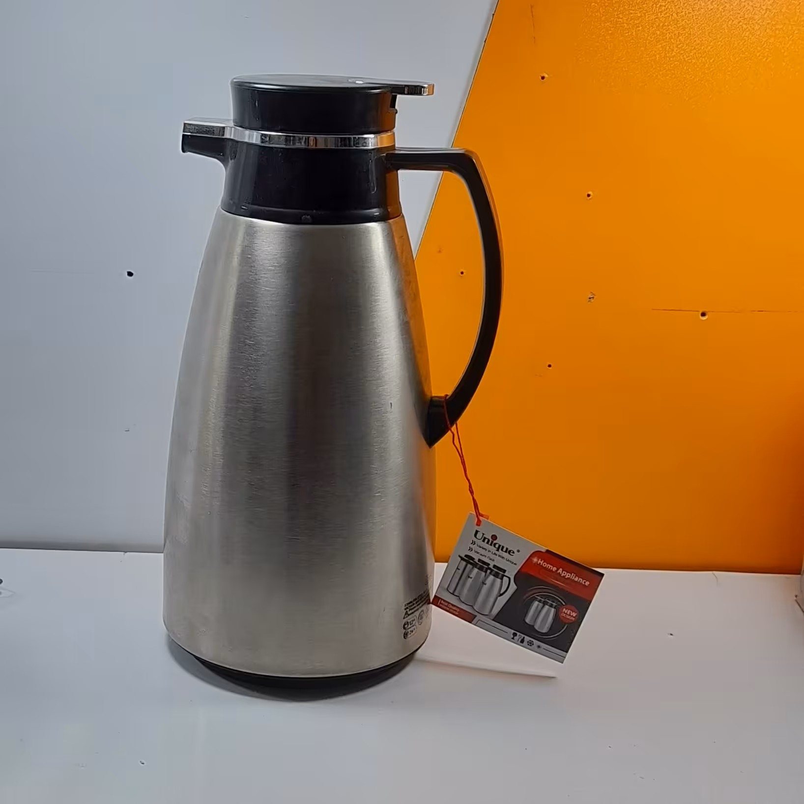 فلاسک یونیک بدنه استیل داخل شیشه 1/6لیتری