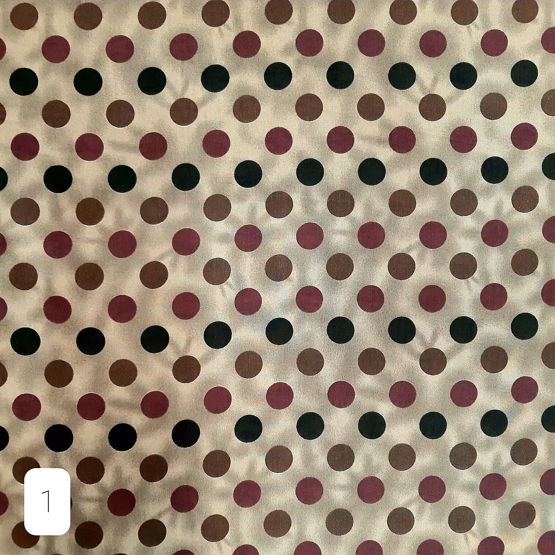 پارچه لباسی کرپ نخ طرح(دایره)