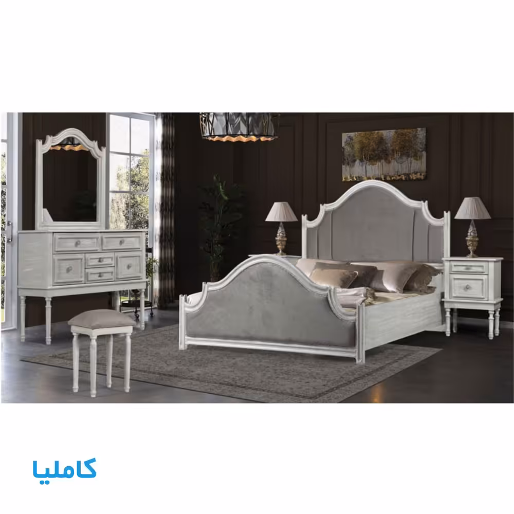 سرویس خواب دونفره ام دی اف مدل کاملیا