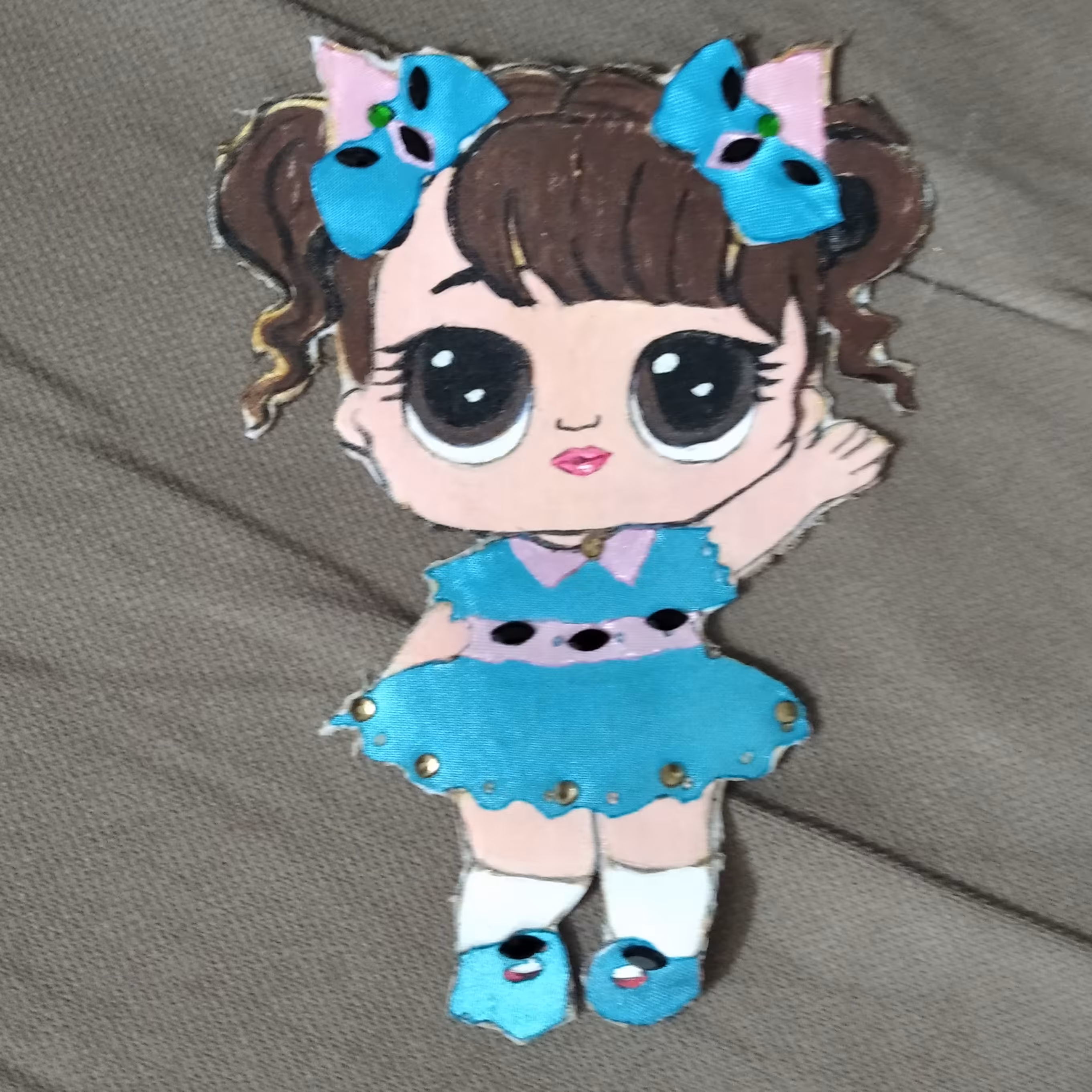 تیکه دوزی نقاشی شده