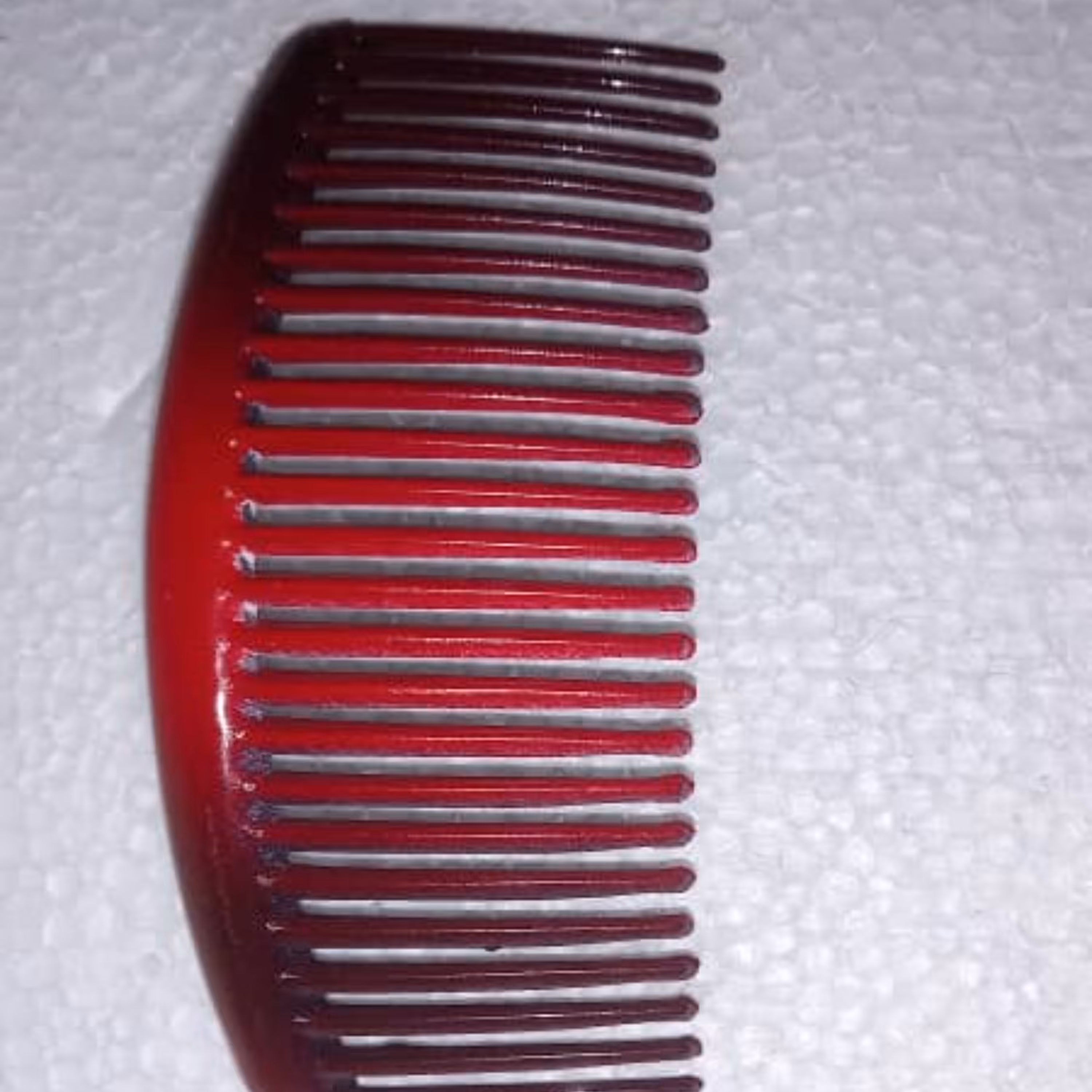 شانه زلفی  کوچک رنگ قرمز (10 سانتی)(ارسال پس کرایه)