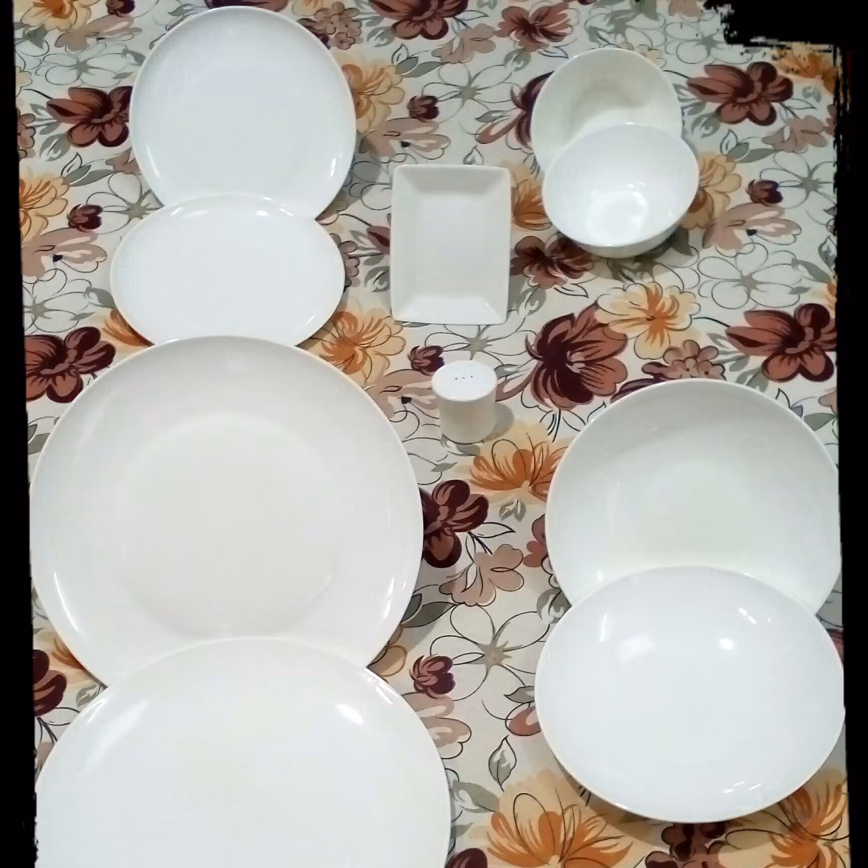 سرویس 10 پارچه غذا خوری چینی استخوانی