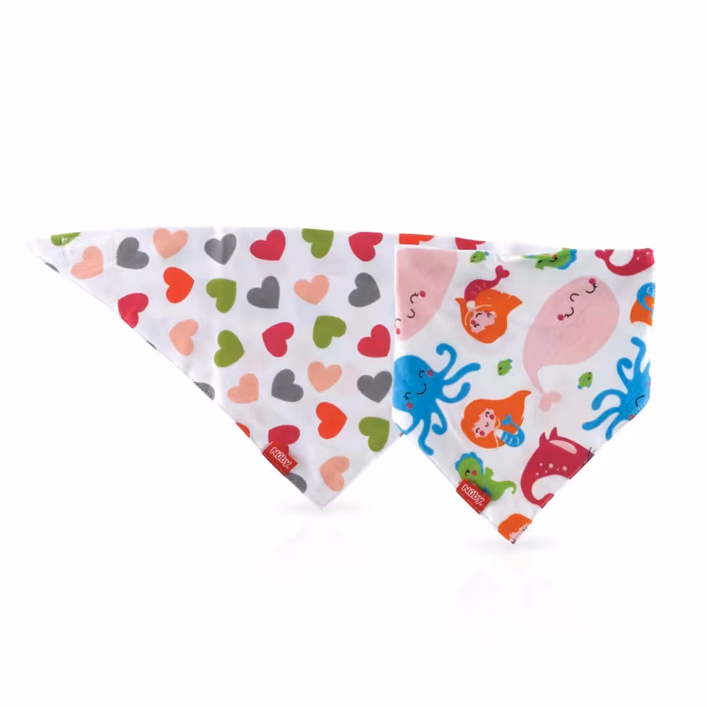 پیشبند پارچه ای نابی NUBY بسته 2 عددی