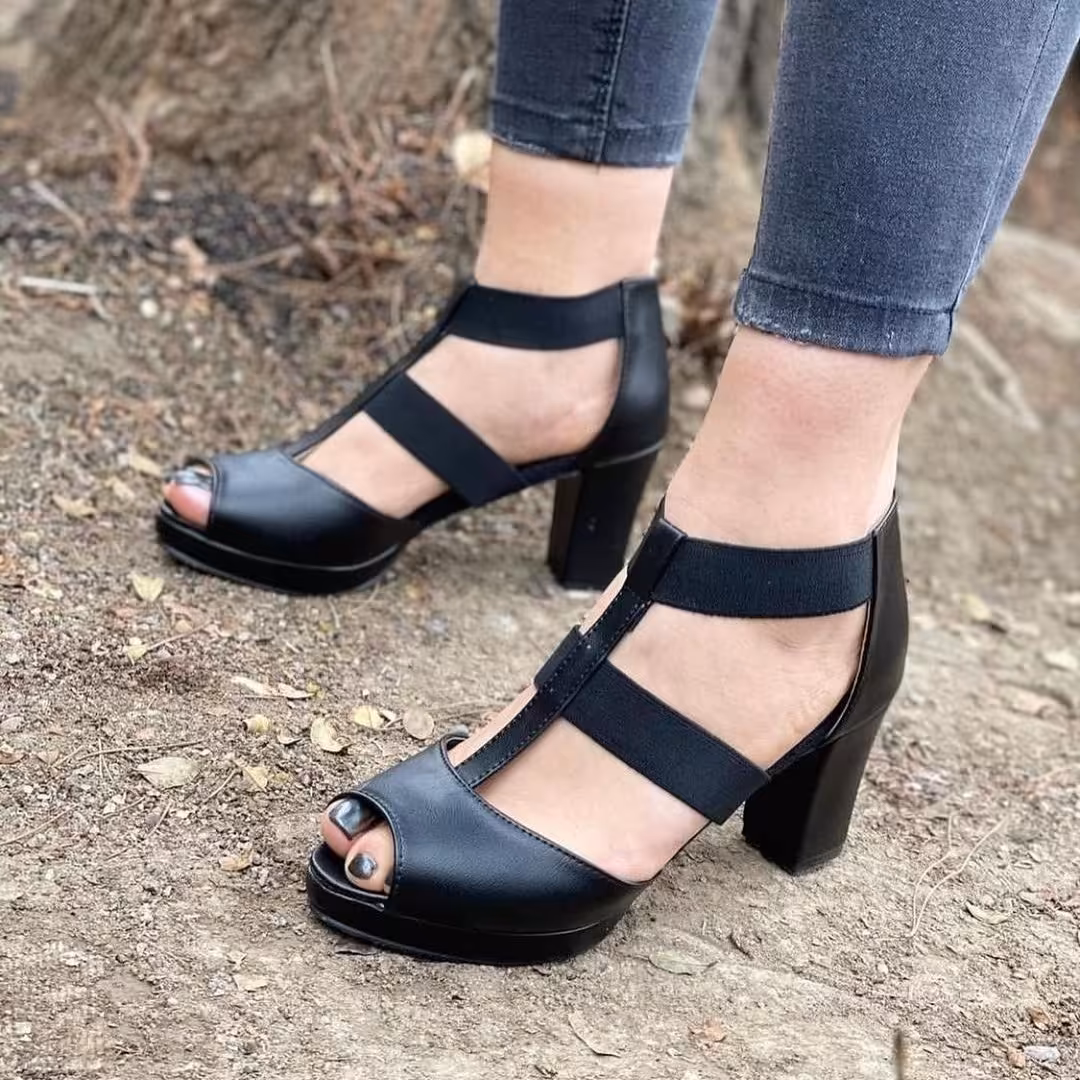 کفش پاشنه دار کفش صندل مجلسی دخترانه و  بیرونی جنس بیاله سایز 37تا40