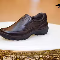 کفش چرم طبی اصل مردانه مدل موناکو فرزین