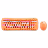 کیبورد و ماوس بیسیم مافی مدل Mofii candy XR  رنگ نارنجی با گارانتی اصلی ژاتر