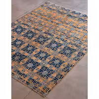 فرش دستبافت سه و نیم متری امیرخیز مدل وینتیج کد 6408