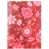 دفتر 2 خط 100 برگ طلقی یاس بهشت