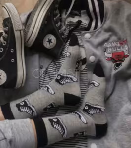 جوراب ال ستار ساقدار نخ پنبه فری سایز