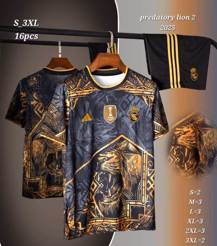کیت رئال مادرید کانسپت predatory2024-2025 (پیراهن شورت) ورژن هواداری