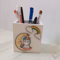 جامدادی رومیزی طرح یونیکورن