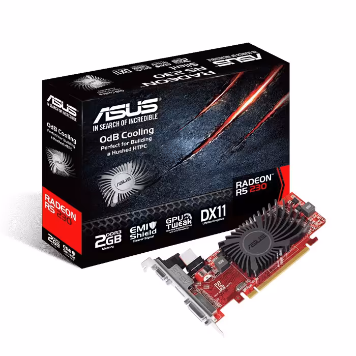 کارت گرافیک اسوس مدل R5 230 SL 2GB DDR3AsusR5 230 SL 2GB DDR3