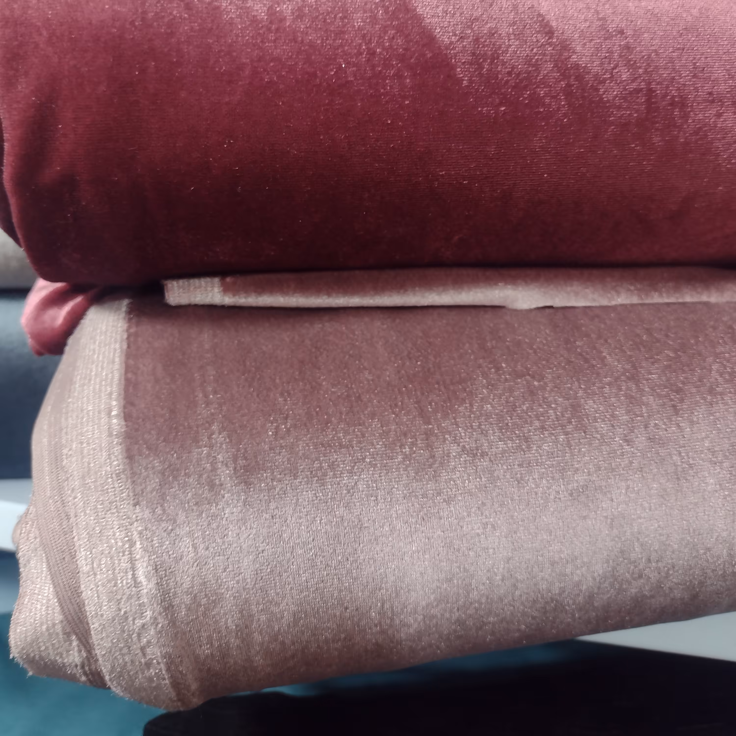 پارچه مخمل ساده ( نخ کُره)