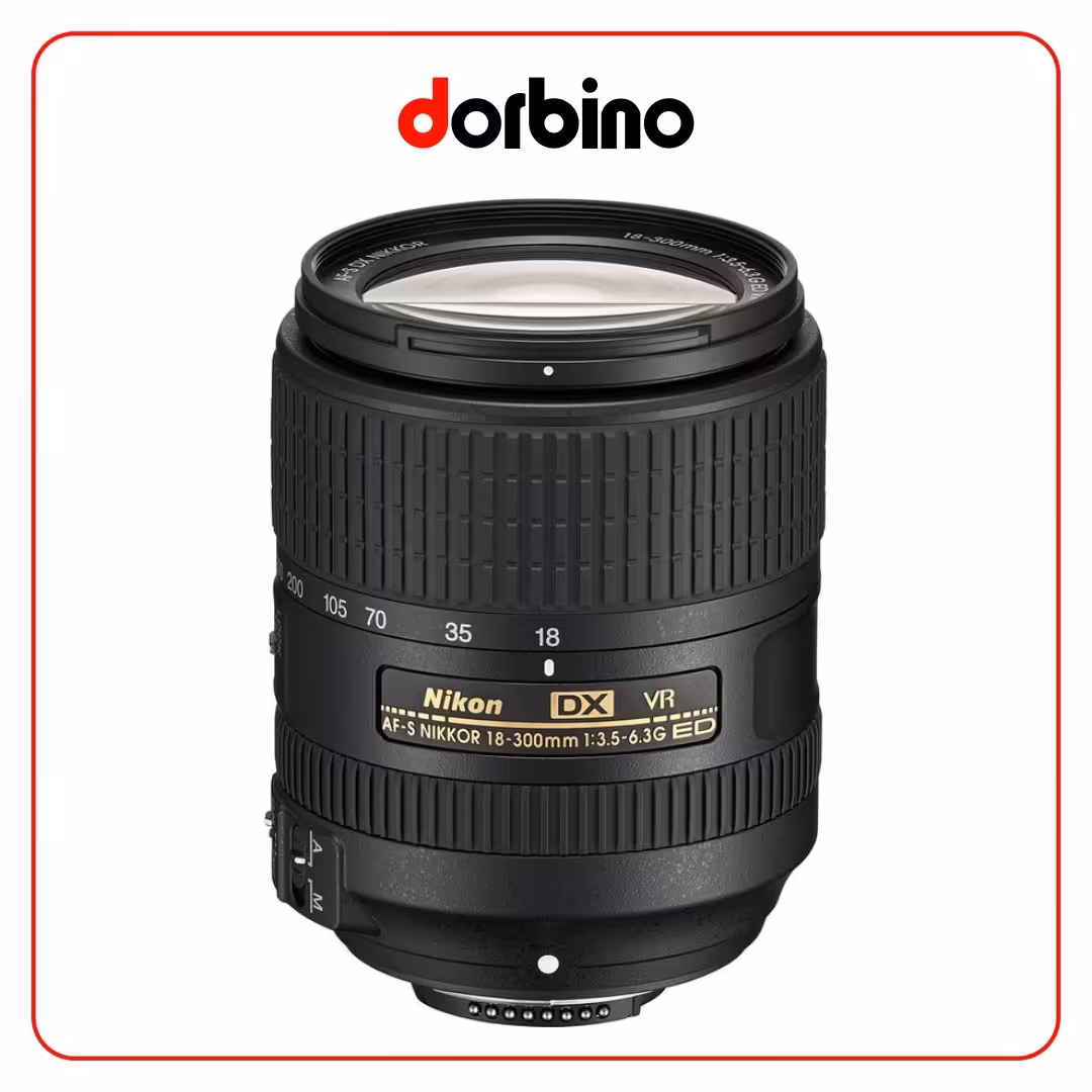 لنز نیکون Nikon AF-S DX NIKKOR 18-300mm f/3.5-6.3G ED VR Lens - فروشگاه دوربین دوربینو