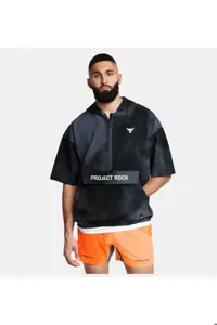 سویشرت ورزشی مشکی مردانه پروژه ROCK WARM UP MONT 044 Under Armour