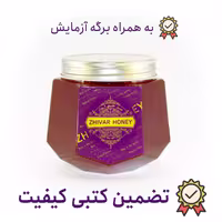 عسل گشنیز طبیعی یک کیلوگرمی ژیوار  به همراه برگه آزمایش