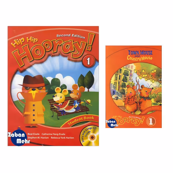 کتاب Hip Hip Hooray 1 Student Readers Book اثر جمعی از نویسندگان انتشارات زبان مهر 2 جلدی