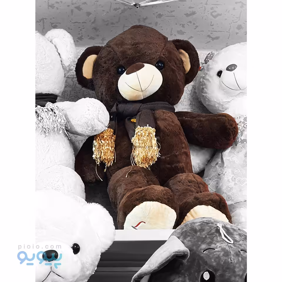 عروسک خرس قهوه ای بزرگ