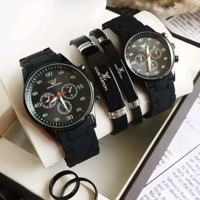 پک کامل ساعت دستبند حلقه زنانه ومردانه